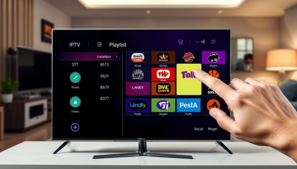 Installing OTT Navigator IPTV Playlist on a smart TV